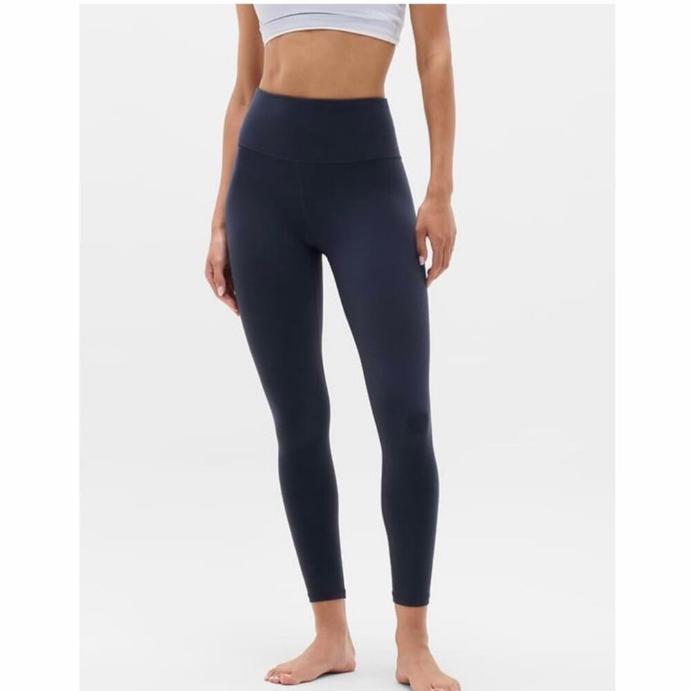 Athleta High Rise Elation 7/8 Legging XS Navy EUC